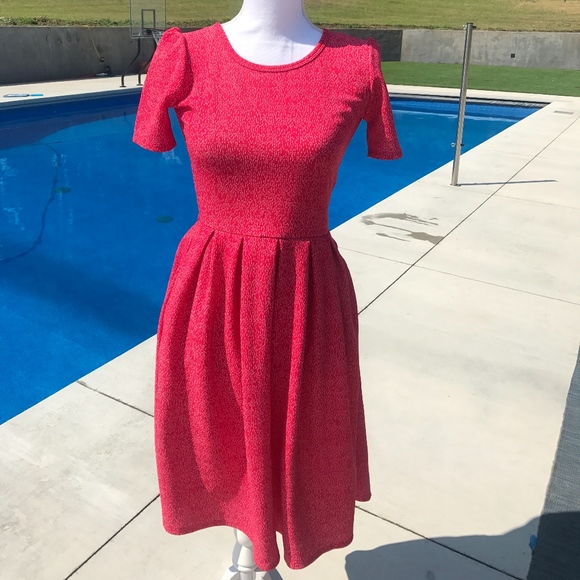 LulaRoe XS Amelia Dress - Picture 1 of 4